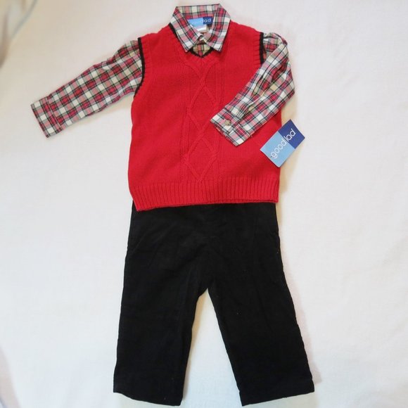 Good Lad Other - GOOD LAD 3 piece holiday outfit, 24 months NEW